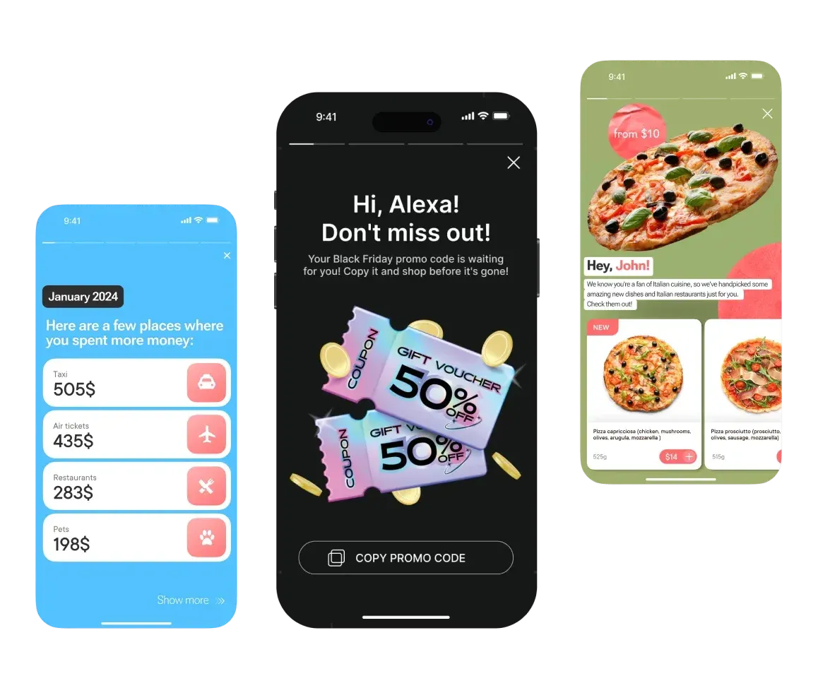 PERSONALIZED IN-APP CAMPAIGNS